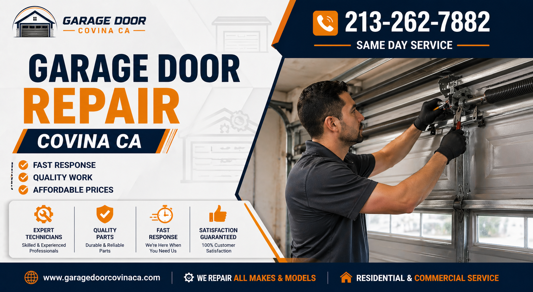 Garage Door Covina CA | Reliable & Affordable